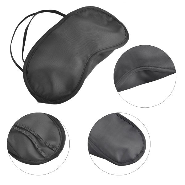 2 Pc Sleep Mask Natural Sleeping Eye Mask Eyeshade Cover Shade Eye Patch Women Men Soft Portable Travel Eyepatch(random Colour)