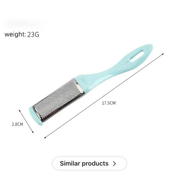 2 In 1 Latest Hot Sale Foot File Pedicure Professional Foot Rasp Hard Skin Remover Tool And Nails ( Random Color)