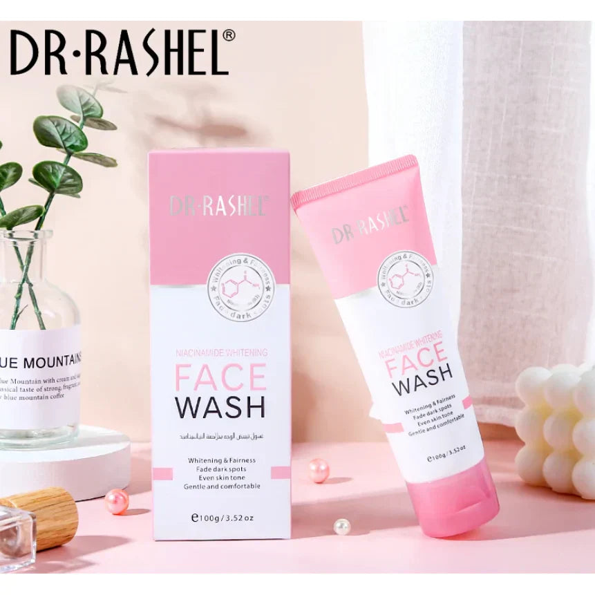 Dr Rashel Niacinamide Whitening Fade Dark Spots Face Wash | Brightening Lightening Facial Clean