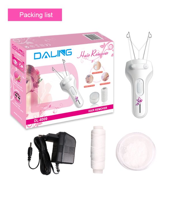 Daling Dl-6009 Portable Women Depilation Epilator Mini Electric Painless Lady’ Hair Remover | Daling Hair Remover Threading Trimmer ( Random Colour )
