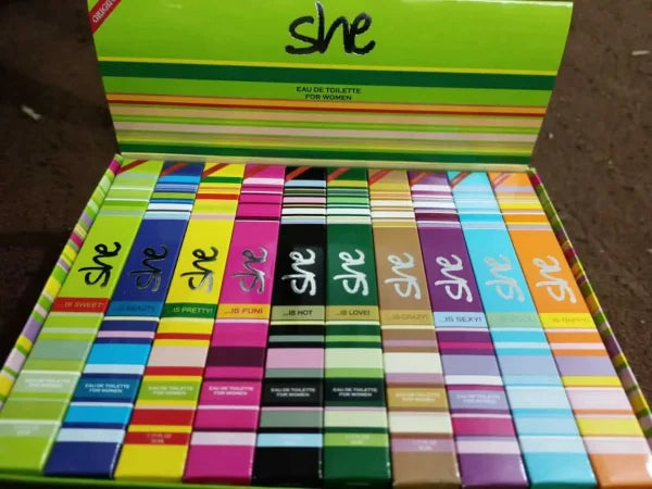Pack Of 5 She Pen Pocket Perfume 35 ML Fragrance