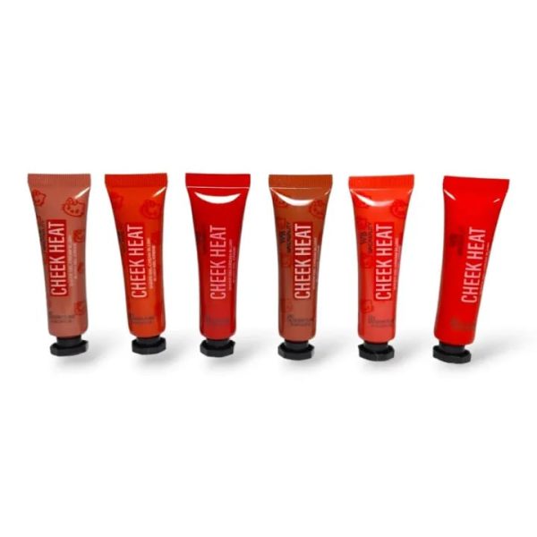 Pack Of 6 Cheek Heat Shimmer Gel-cream Blush