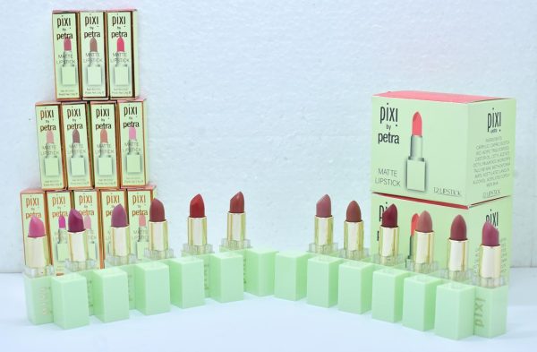 Pixi 12-color Waterproof & Long-lasting Lipstick Set – Vibrant, Smudge-proof Shades For All-day Wear