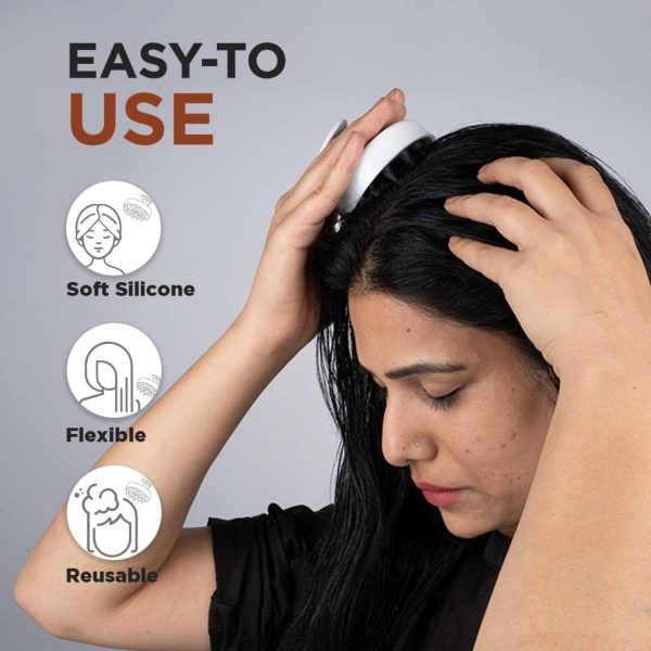 1 Piece Scalp Shampoo Massager Brush | Scalp Hair Scrubber With Soft Bristles For All Type Of Hairs ( Random Colour)