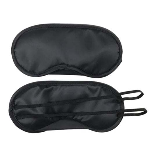 2 Pc Sleep Mask Natural Sleeping Eye Mask Eyeshade Cover Shade Eye Patch Women Men Soft Portable Travel Eyepatch(random Colour)