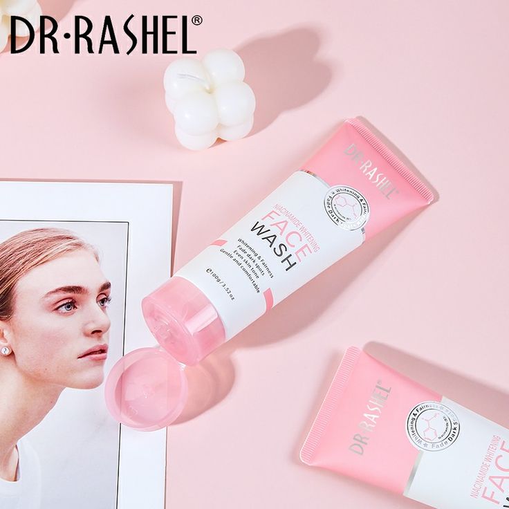 Dr Rashel Niacinamide Whitening Fade Dark Spots Face Wash | Brightening Lightening Facial Clean