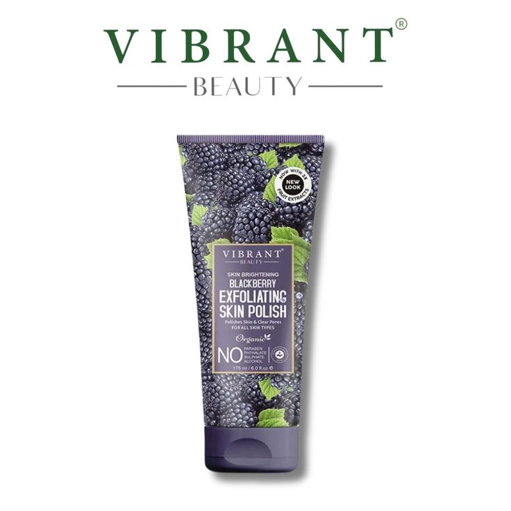 Vibrant Beauty Skin Brightening Blackberry Exfoliating Skin Polish