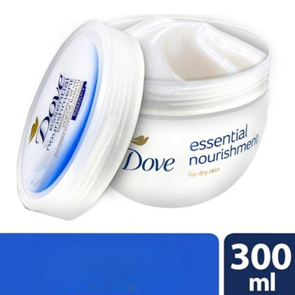 Dove Essential Nourishment Body Cream For Dry Skin, 300 Ml