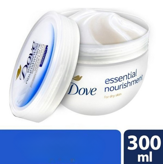 Dove Essential Nourishment Body Cream For Dry Skin, 300 Ml