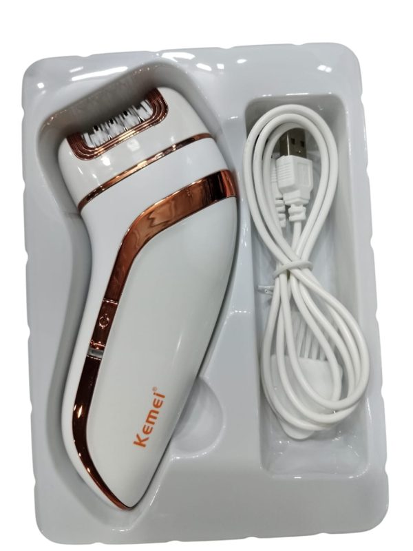 Kemei Km-1207a Epilator With Extra Shaving Head & Scraping | Chargeable Kemei Lady Grooming Kit