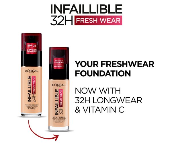 L’oréal Paris Infallible 32h Fresh Wear Foundation