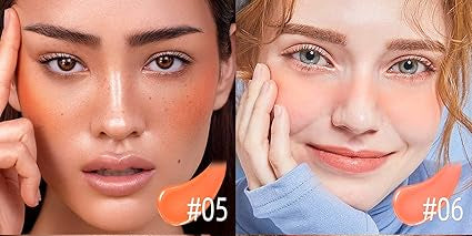 Matte Silky Texture Liquid Blush Natural Long Lasting Matte Cheek Liquid Blusher Makeup