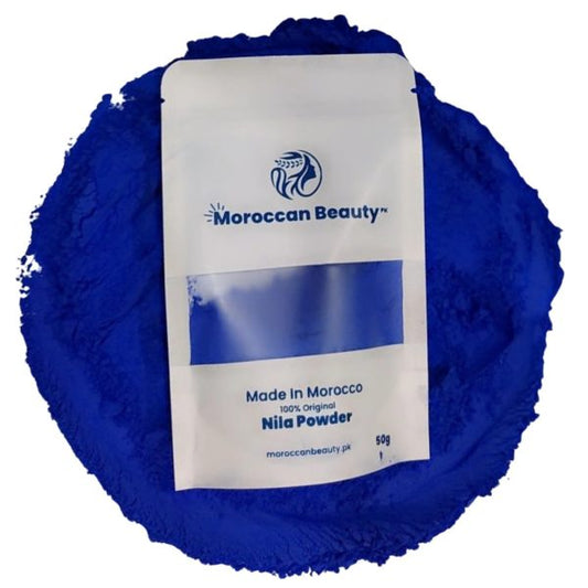 Moroccan Beauty 100% Original Nila Powder | Blue Nila Skin Whitening Powder 50g