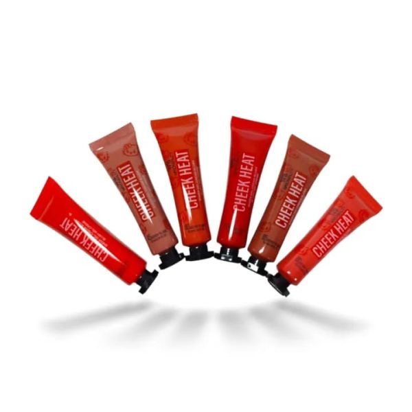 Pack Of 6 Cheek Heat Shimmer Gel-cream Blush