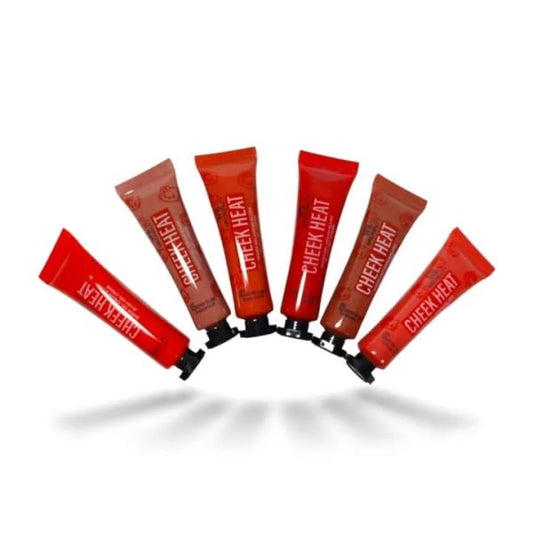 Pack Of 6 Cheek Heat Shimmer Gel-cream Blush