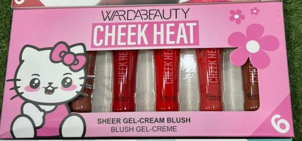 Pack Of 6 Cheek Heat Shimmer Gel-cream Blush