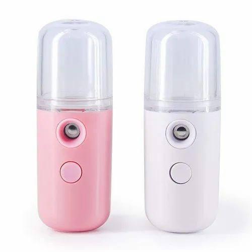 Pack of 2 Portable Beauty Instrument Humidifier Easy To Carry Spray Nano Spray Water Meter Steam Face Cold Spray (30 ML)