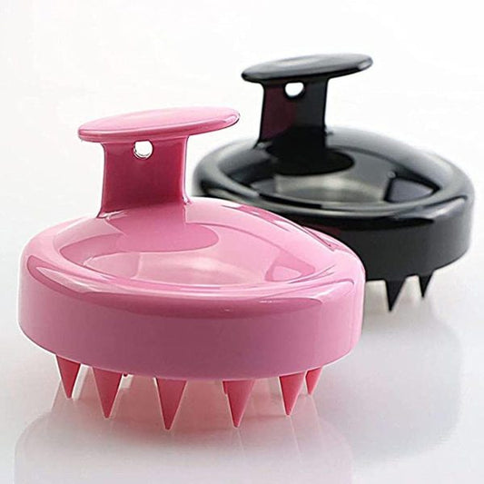 1 Piece Scalp Shampoo Massager Brush | Scalp Hair Scrubber With Soft Bristles For All Type Of Hairs ( Random Colour)