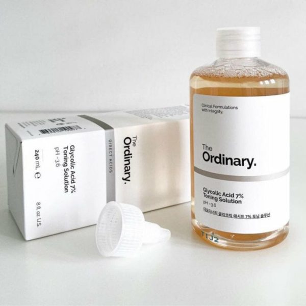 The Ordinary Glycolic Acid 7% Toning Solution Lightweight Liquid Provides Sun Protection – 240ml