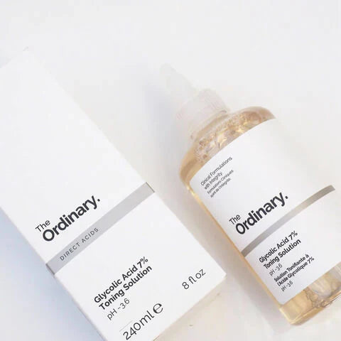 The Ordinary Glycolic Acid 7% Toning Solution Lightweight Liquid Provides Sun Protection – 240ml
