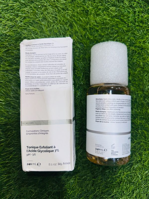 The Ordinary Glycolic Acid 7% Toning Solution Lightweight Liquid Provides Sun Protection – 240ml